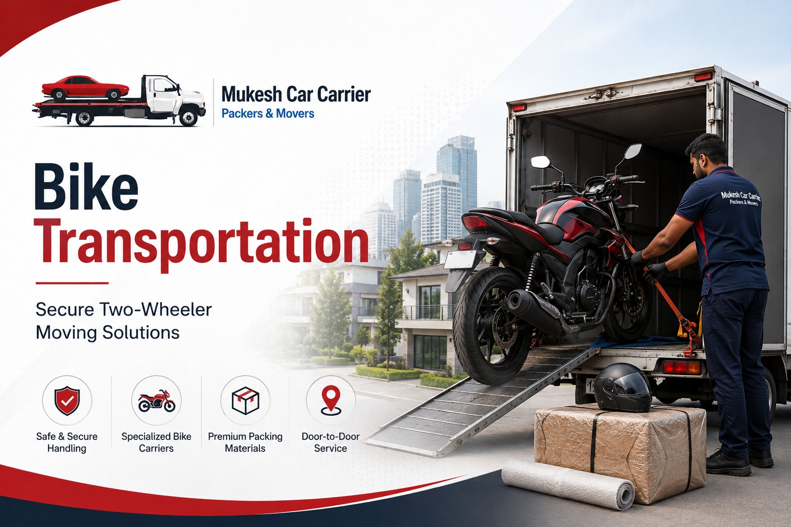 Bike transportation services in Gurgaon