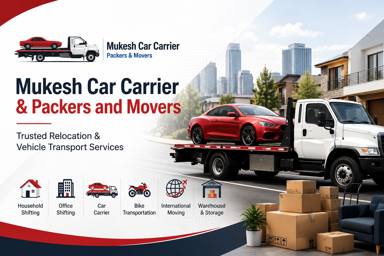 Mukesh Car Carrier Gurgaon transport and relocation services