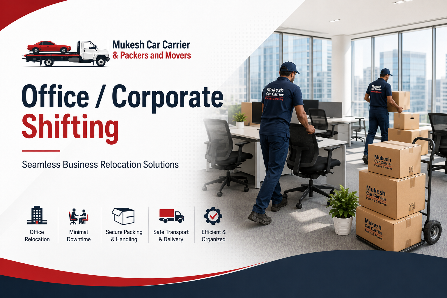 Office corporate shifting services in Gurgaon